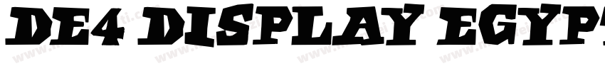 DE4 Display Egyptian字体转换